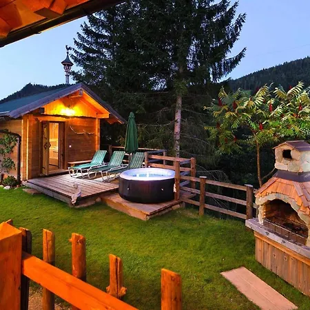 Chalet Steinbock, St Martin Am Tennengebirge Dağ evi *